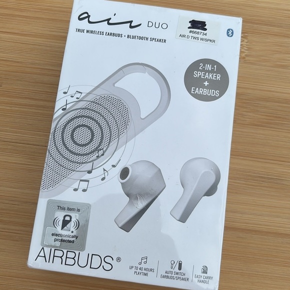 Brand New Air Duo 2-in-1 True Wireless Earbuds & Bluetooth Speaker Charging Case - Picture 4 of 10